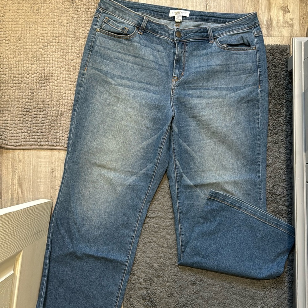 ✅ EUC*Like New Lane Bryant Wide-Leg Jeans Sz 18W